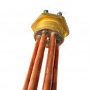 482030 Блок ТЭН 3000W 220/400V - G1,5 (48мм) медь, L-23см, под винт