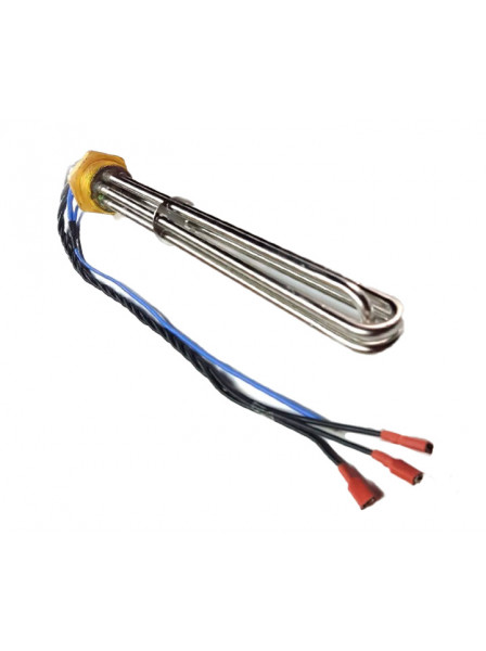 Блок ТЭН NM 3000W 220/400V, нержавейка, G1,5 (48мм), L-230мм