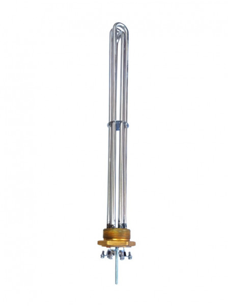 Блок ТЭН 6000W 220/400V - G1,5 (48мм), нерж, L-43см, под винт