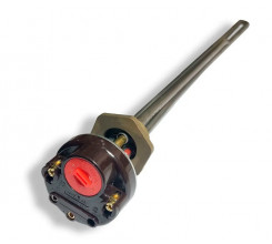ТЭН радиаторный RG 300W/220V, правая резьба G1 (33мм.) + термостат