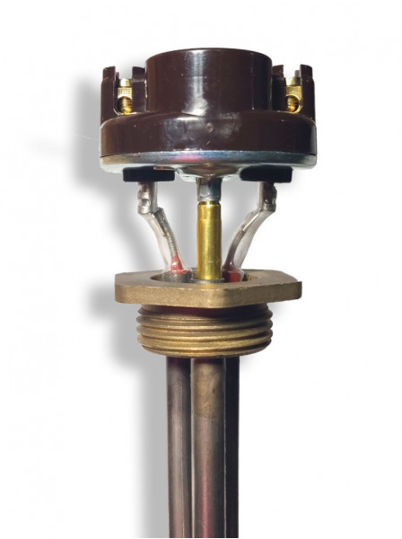 ТЭН радиаторный RG 1000W/220V, левая резьба G1 (33мм.) + термостат