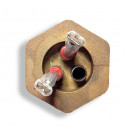 3402150_kit ТЭН радиаторный RG 1500W/220V, правая резьба G1 (33мм.) + термостат