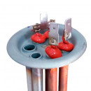 20052N ТЭН RF 2000W/220V (700+1300), TS+, медный, верт. нерж. патрубки