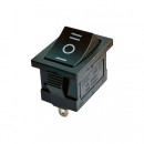 301207 Переключатель двухрежимный черный 6A/250V