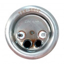 20057N ТЭН RF 1300W/220V, РОСС, медный, верт (нерж. патрубки)