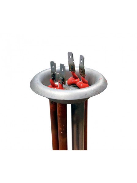 ТЭН DN 2000W/230V, медный, под анод М4, верт., 4 контакта