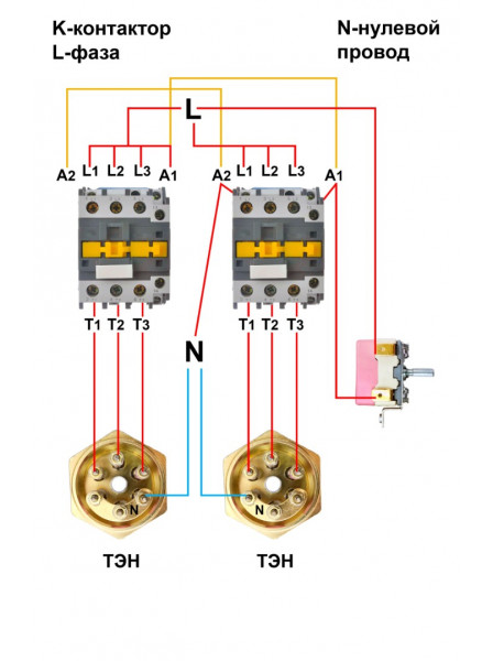 Фланец Austria Email в сборе с ТЭНами 15kW/220V