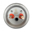 46212409 ТЭН RF 2400W/220V, под М6, нерж. с эмалью, верт.