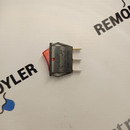 66154 Выключатель одноклавишный 15А/250V, узкий