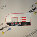 66730 Наклейка панели управления RZB-L и D, IF