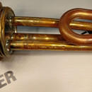 182408i ТЭН RCT 1600W, медь, 42мм., М6, клеммы под разъем, верт., 220V