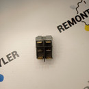 C6003PL  Выключатель двухклавишный зеленая линза, серый корпус