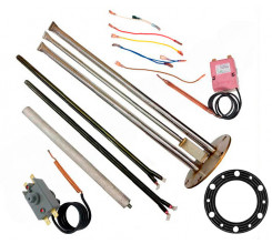 Фланец из нерж. стали 2200W с сухими ТЭНами в сборе EWH Basis, PSH-TM (c 2008 г.в.)