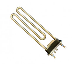 ТЭН 1950W, длинный L-235мм., прямой, с отверстием, двойная земля