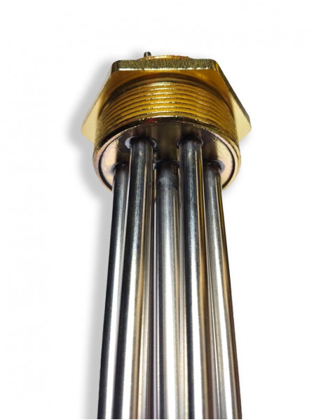 Блок ТЭН 20,0kW/380V, нерж., L-58см, резьба G2