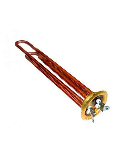ТЭН RF 2000W/220V, (1300+700) медный, усиленный, под винты, RU-TS