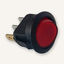 43045 Переключатель IRS-101-8C GU 0109 RED с подсветкой (круглый)